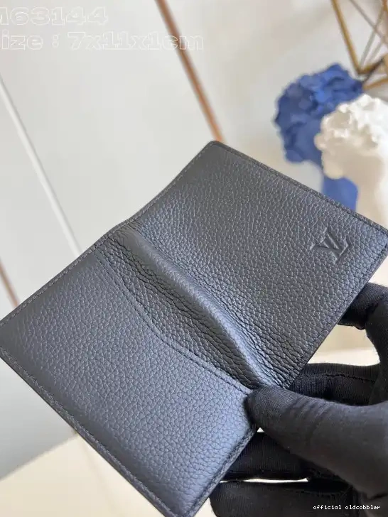 Official oldcobbler LOUIS VUITTON Pocket Organizer-7.5*11.1*1 cm 0628